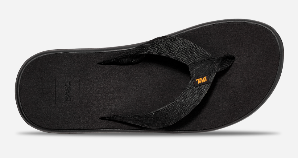 ★送料無料★テバ VOYA FLIP STVM2319050-BKB BRICK BLACK Teva Sandals Men Voya Flip Flop in Brick Black — Cabaline