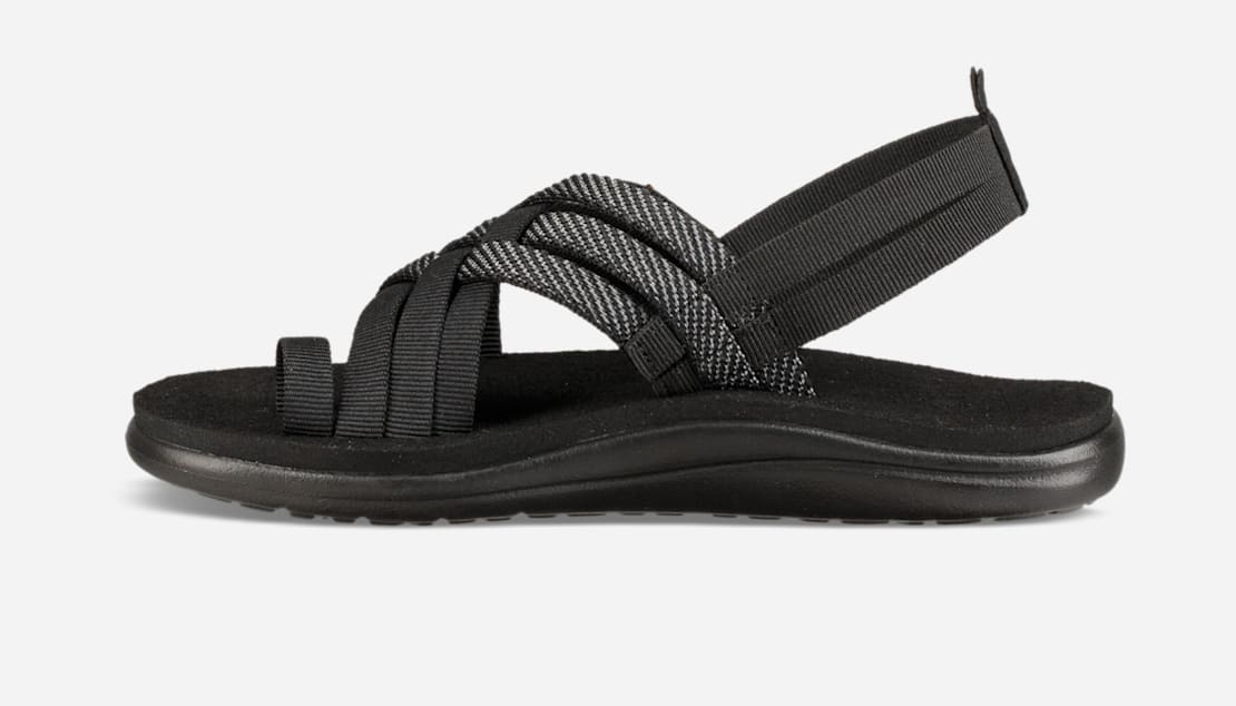Teva black strappy sandals top