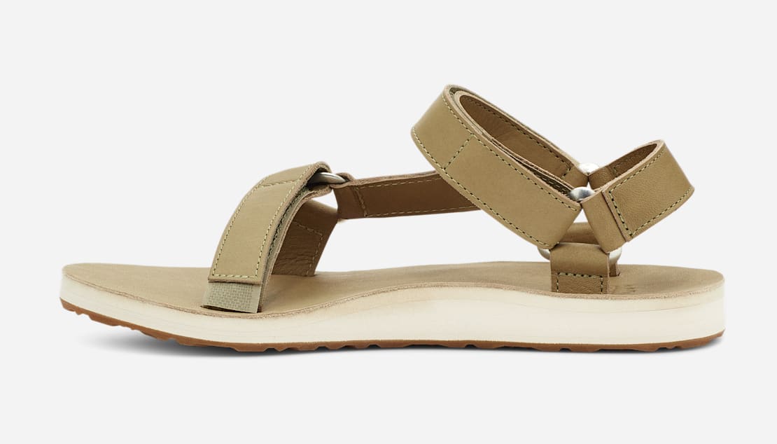 Tan leather tevas shop