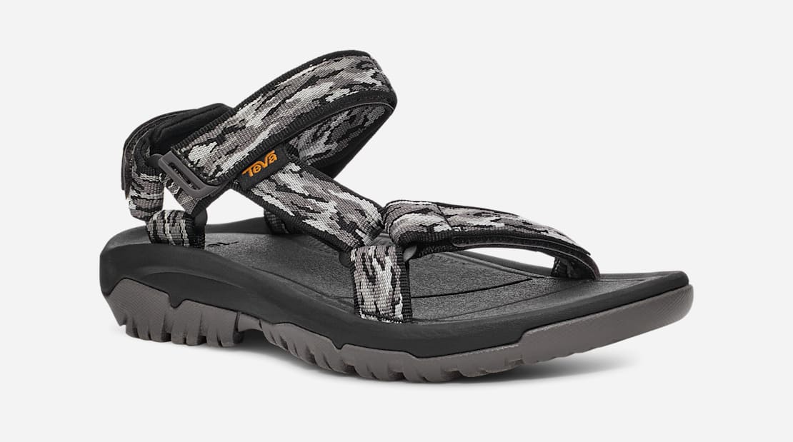 Gray teva sandals top