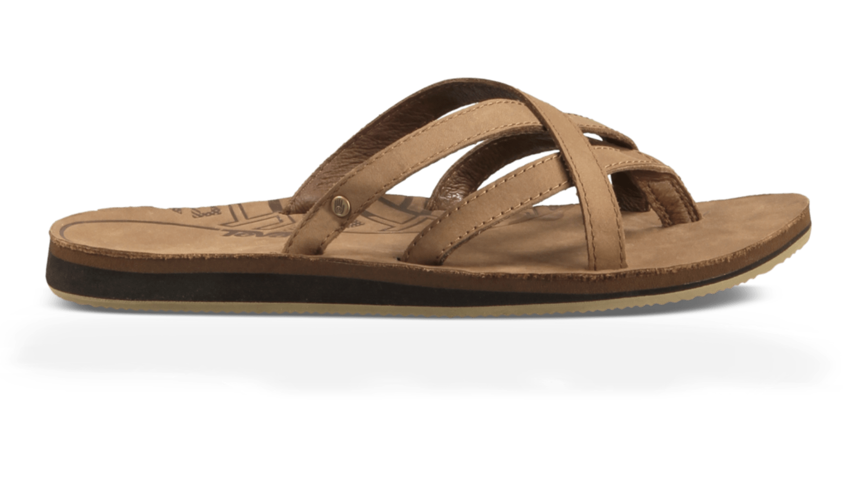Teva Olowahu Leather Flip Flops for Women TEVA Portugal