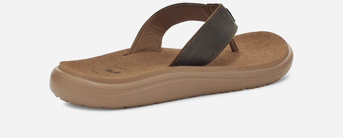 teva voya flip leather