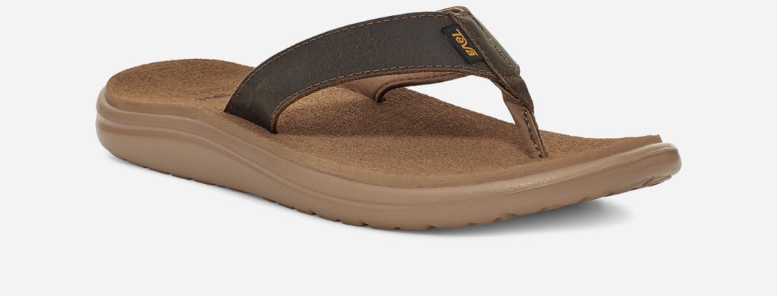 teva voya flip leather