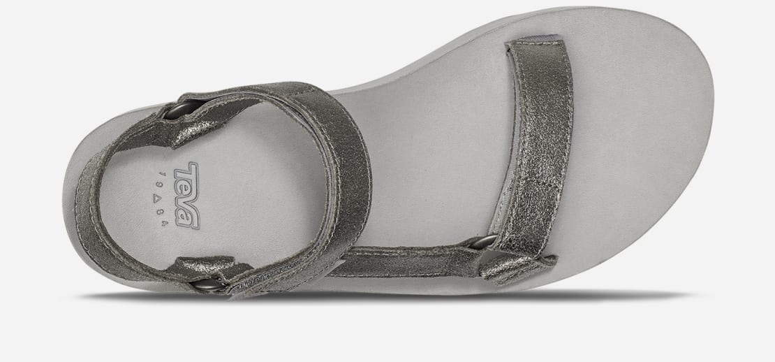 teva flatform leather