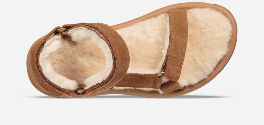 Teva best sale shearling sandal