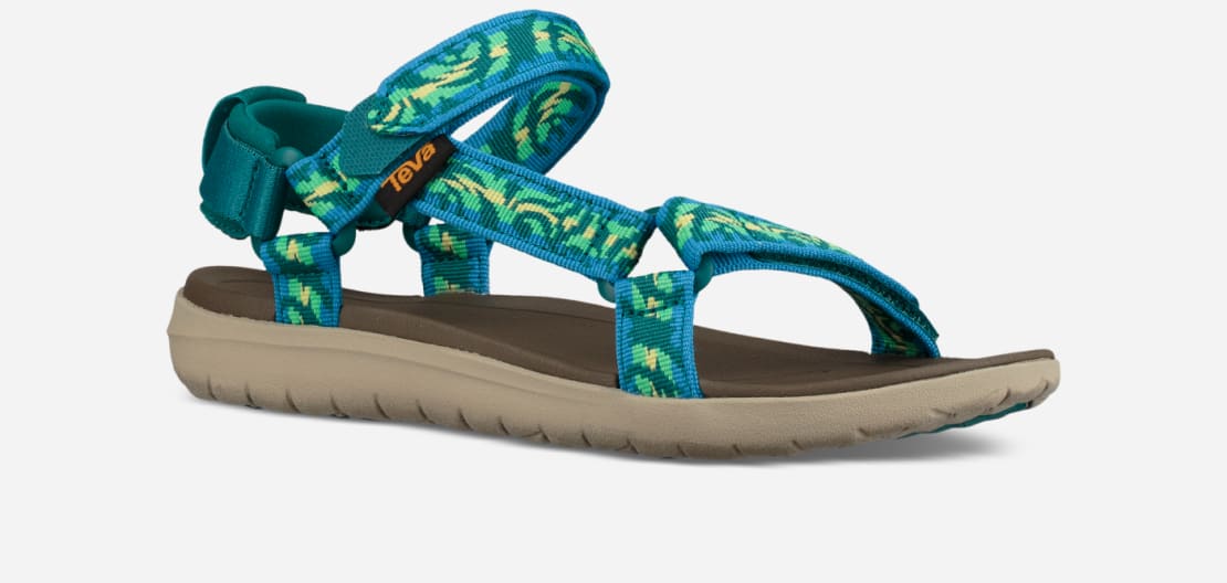 Teva Damen Sanborn Sandalen - Leichte Riemchensandalen Mit EVA Sohle