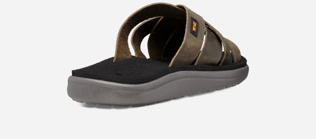 Men's Voya Slide Leather Sandal | Teva®