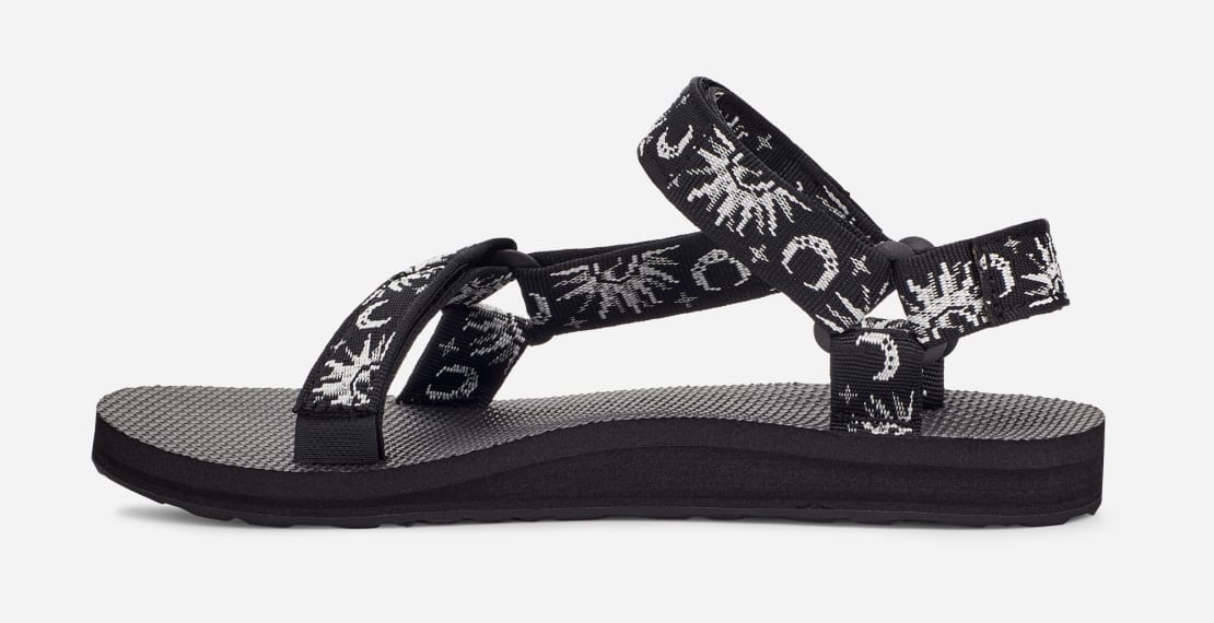 Teva original universal urban tech sandals in black hot sale