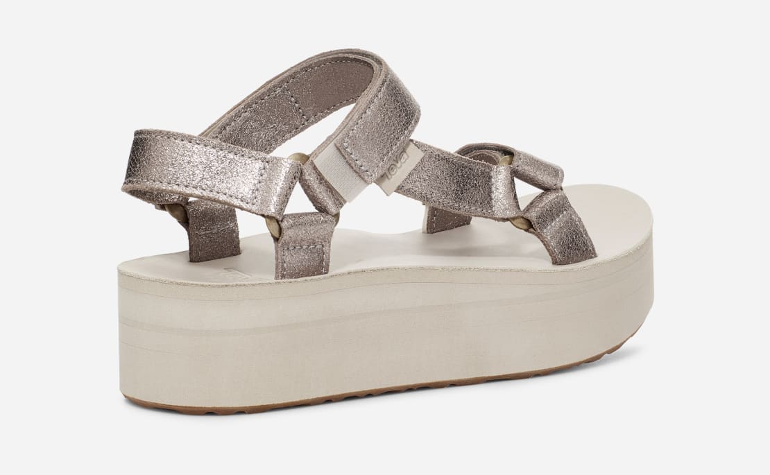 teva flatform satin