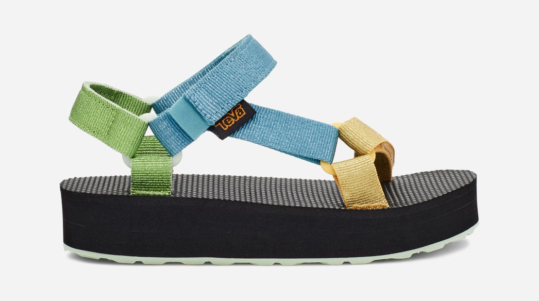 Teva - Midform Universal Metallic Sandal In Pink Metallic Multi At