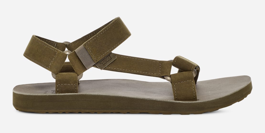 Leather teva discount sandals mens