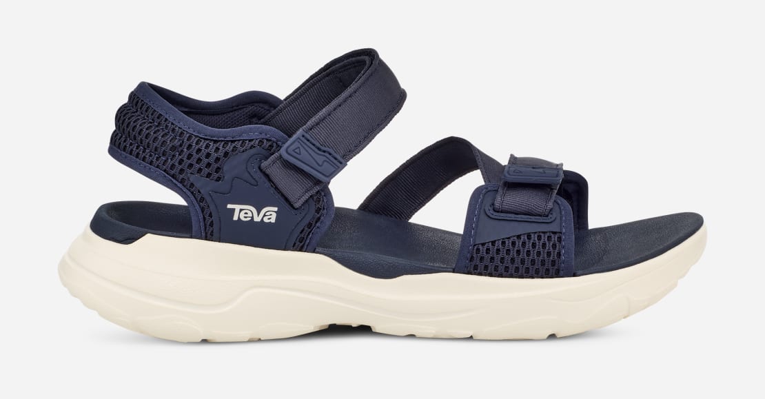 Navy online teva sandals