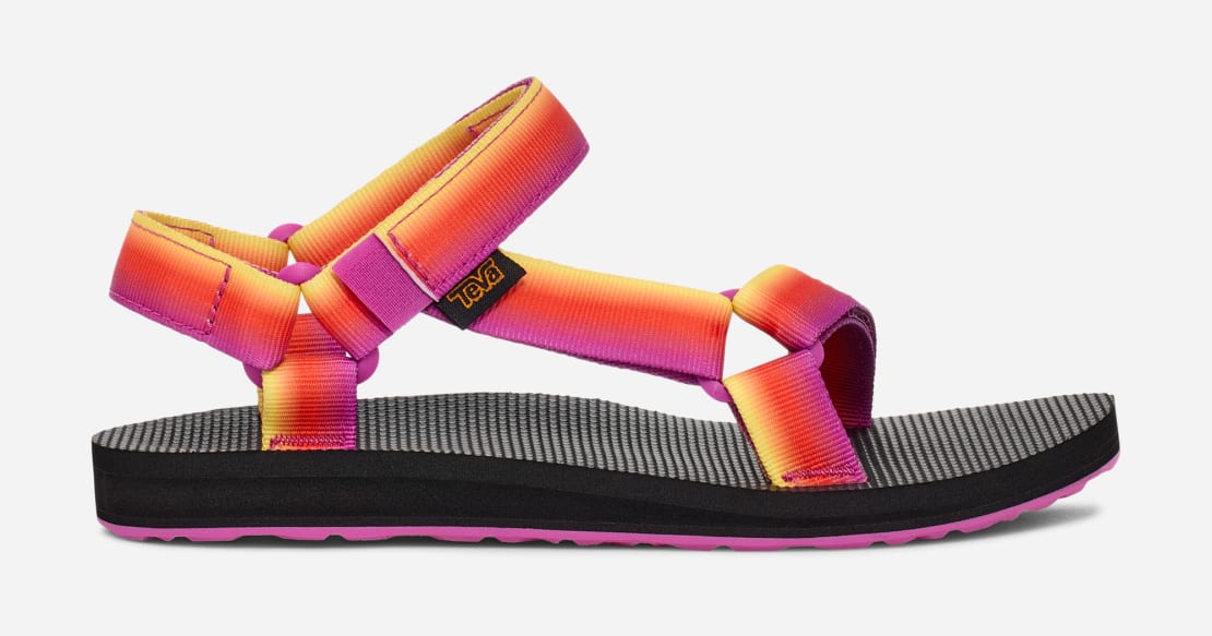 Teva rainbow flip flops hotsell