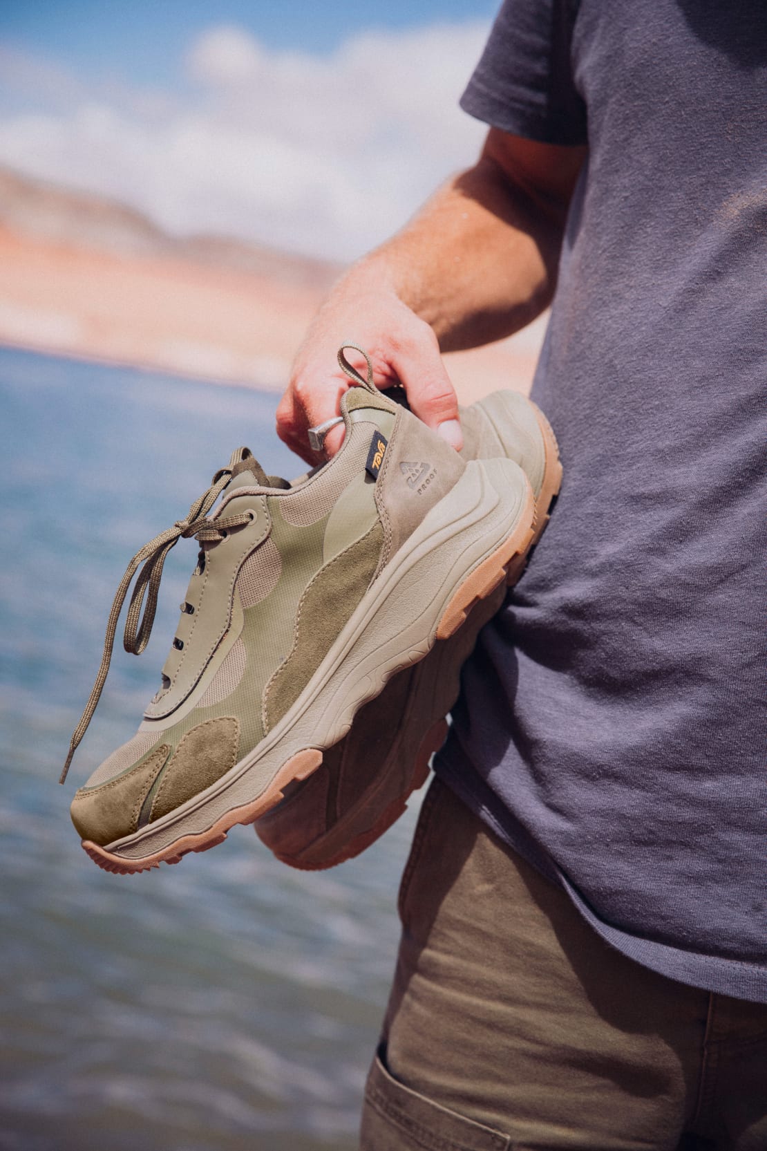 TEVA テバ M GEOTRECCA LOW RP ジオトレッカロー T1134373 DGGR Teva レディース Geotrecca Rp, ブラック, 13.5