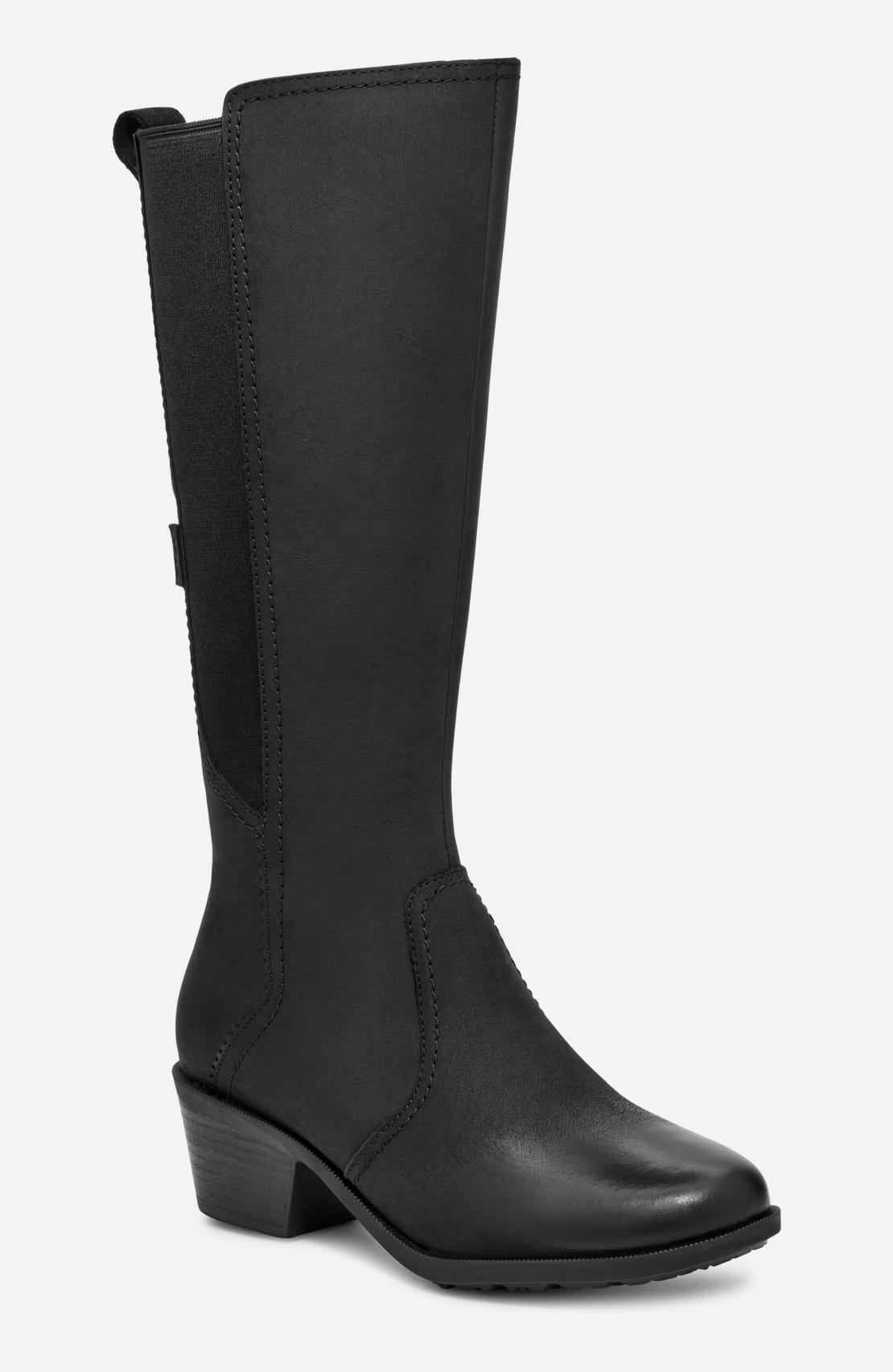 Ladies tall black boots shop