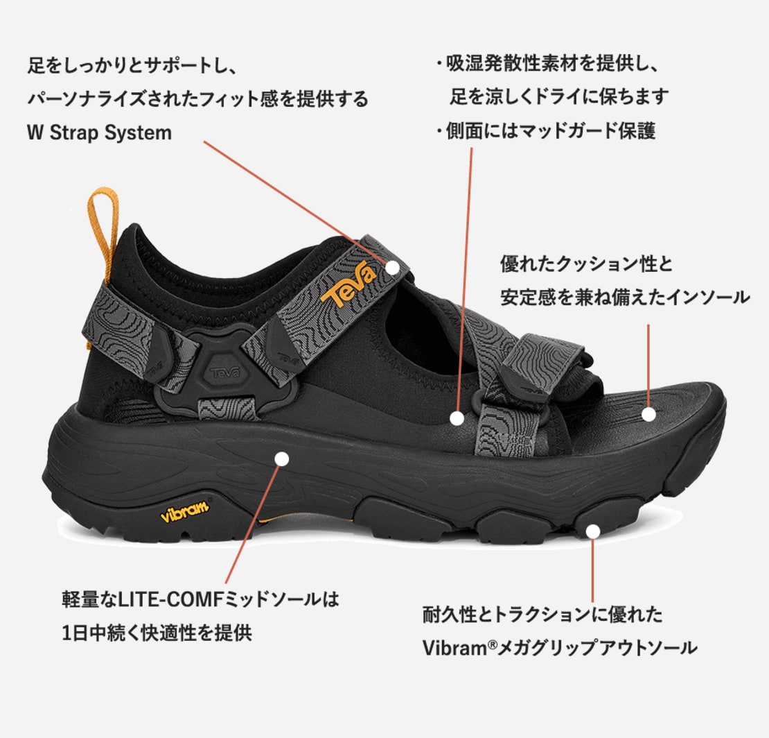 すぐ届く【Ron Herman】Teva グランドビュー マックス サンダル グランドビュー マックス サンダル｜Teva(テバ)｜Ron Herman