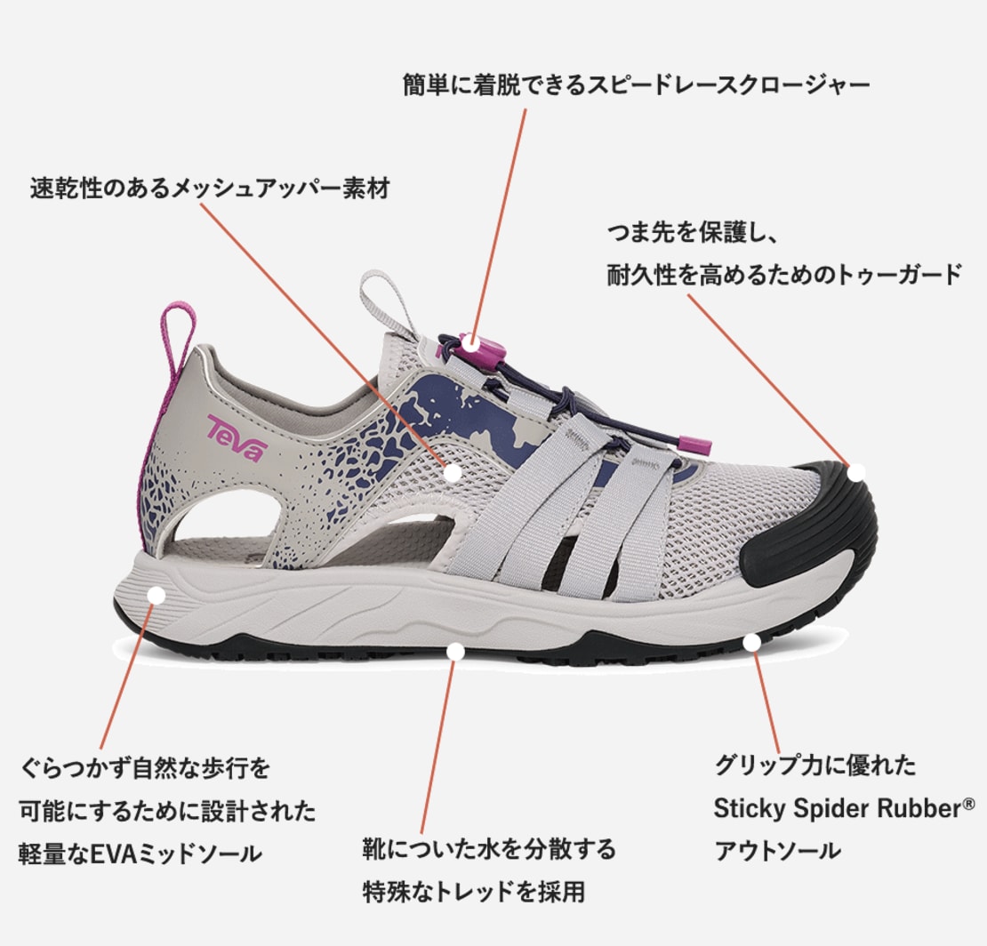 テバ公式【 ハイドラトレック サンダル CT|HYDRATREK SANDAL CT