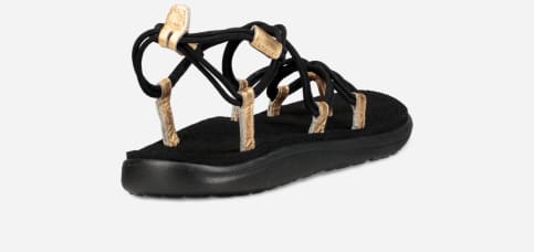 Voya Infinity Metallic Strappy Sandal Teva