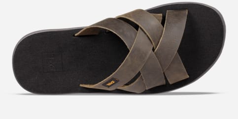 Teva slide leather discount