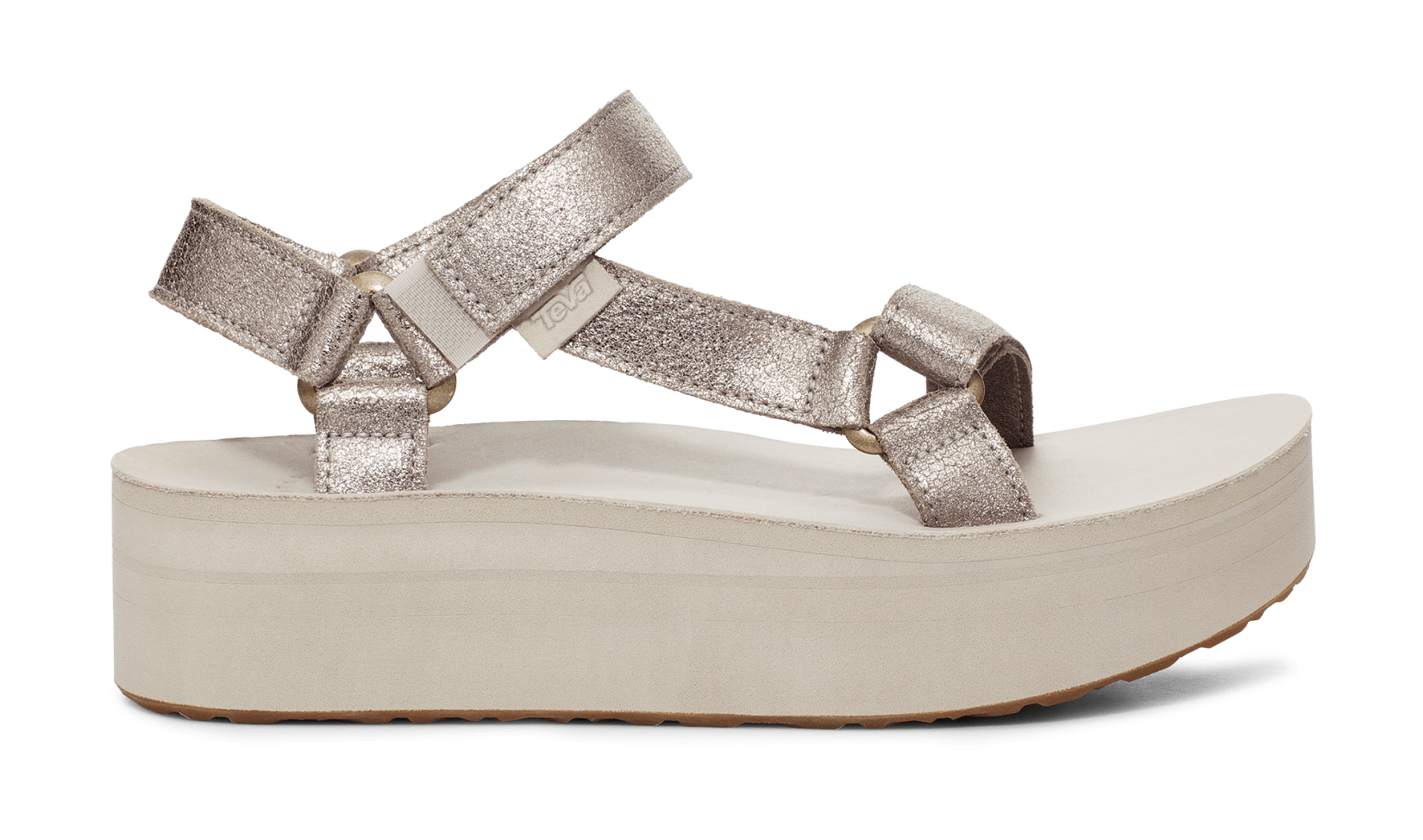 Teva flatform silver hotsell