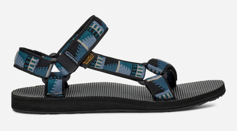 Men's TEVA Original Universal Sandals in Peaks Black, Size 6 product