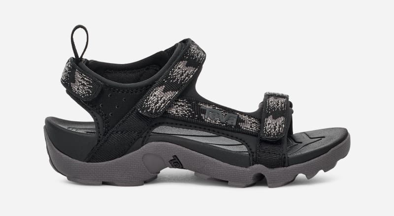 Teva TEVA Tanza Sandals in Rainfall Black/Grey, Size 10