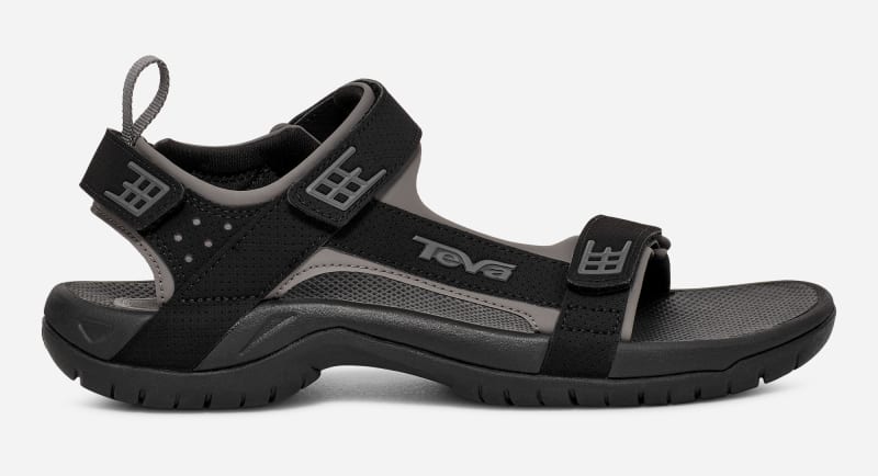 TEVA Men's Minam Hiking Sandal in Black, Size 10.5