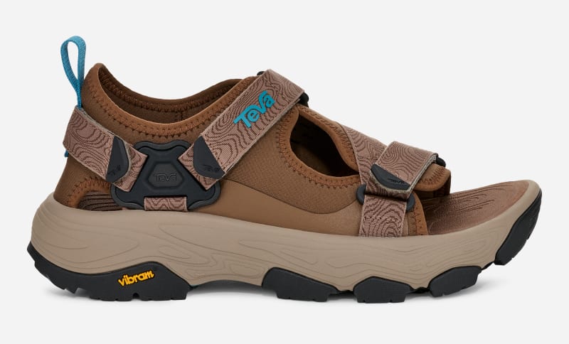 TEVA Men's Grandview Max Hiking Sandal in Bison, Size 13