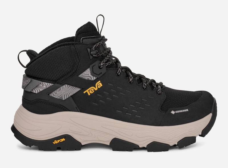 TEVA Men's Grandview Max GORE-TEX Hiking Boot in Black, Size 12
