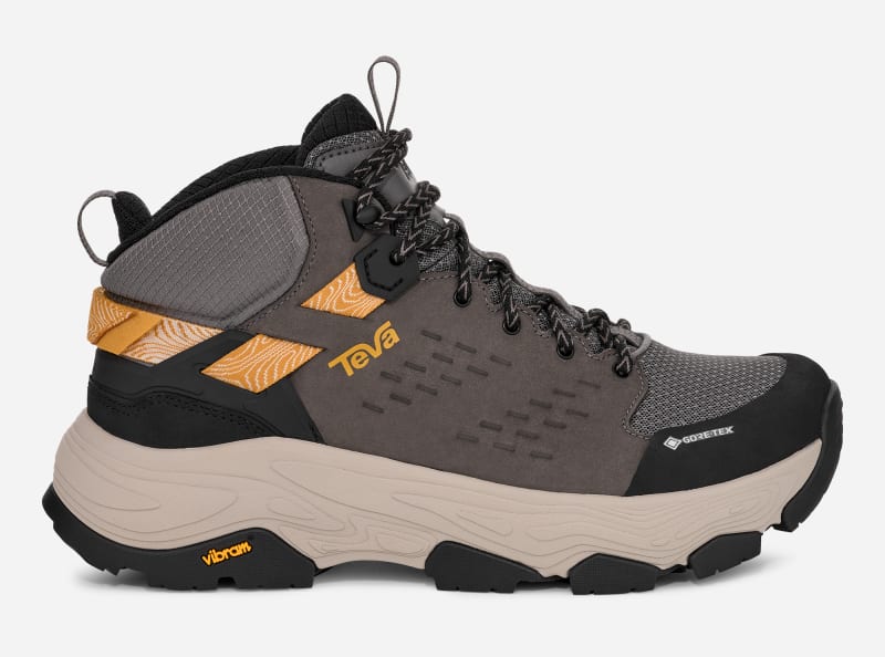 TEVA Men's Grandview Max GORE-TEX Hiking Boot in Charcoal/Black, Size 13
