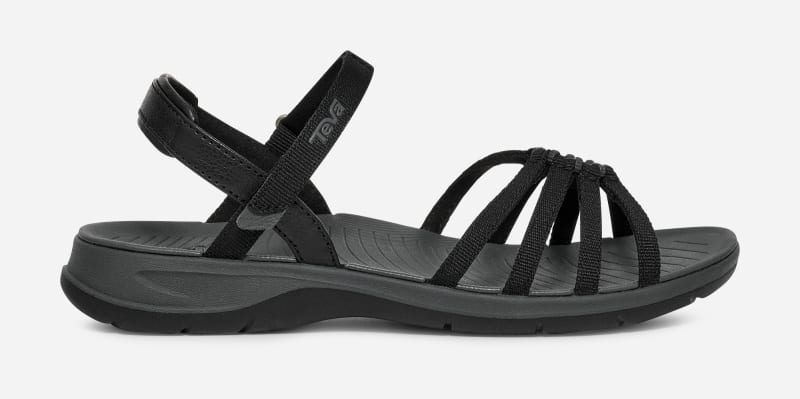 TEVA Women's TirraTraveler Hiking Sandal in Black, Size 5
