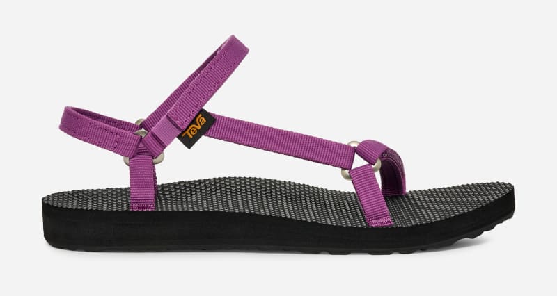 TEVA Women's Original Universal Slim Sandal in Striking Purple, Size 9