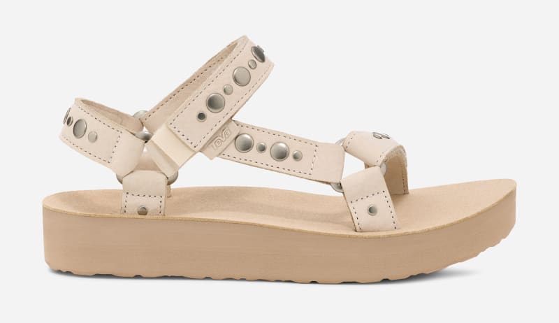 Teva Midform Universal Studded Schoenen in Coconut/White Pepper voor Dames, Maat 40