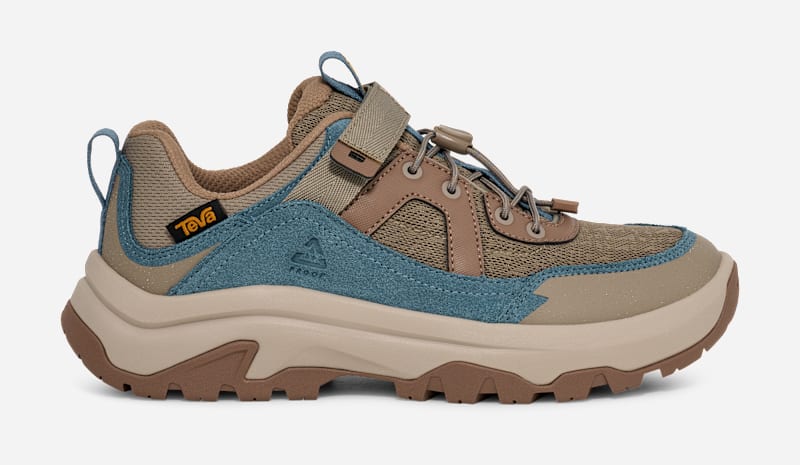 TEVA Women's Hurricane Daybreaker Hiking Shoe in Desert Taupe/Oceanview, Size 10