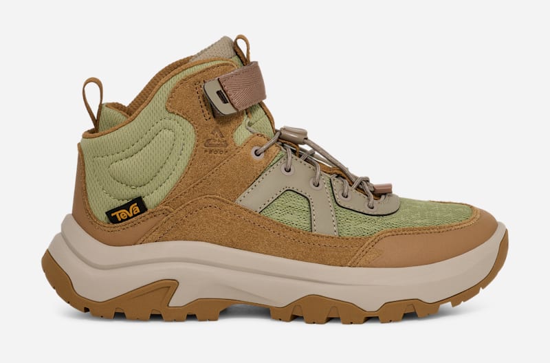 TEVA Women's Hurricane Daybreaker Mid Hiking Boot in Honey Brown/Sage, Size 6