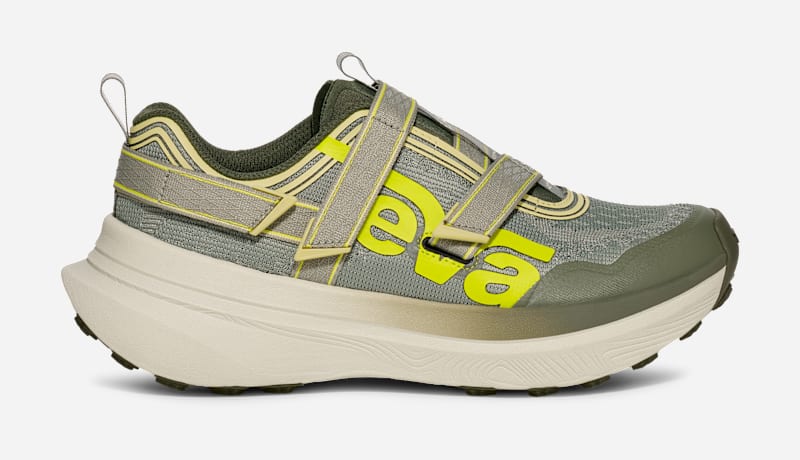 TEVA Women's Aventrail Trail Running Shoe in Seagrass/Deep Lichen Green, Size 8