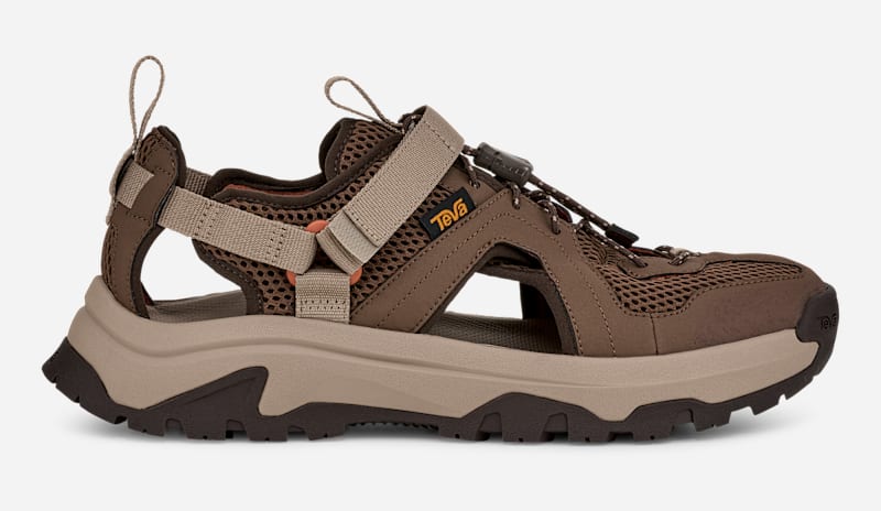 Men's Teva Hurricane XLT3 Closed-Toe Sandals In Bison Multi, Size 10