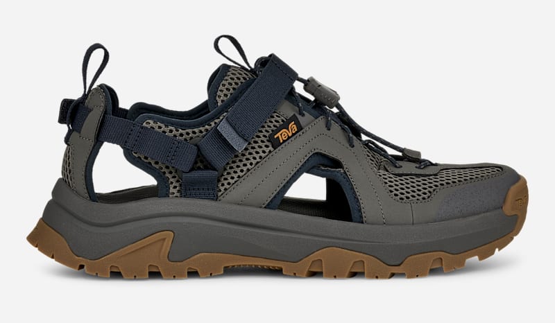 TEVA Men's Hurricane XLT3 Closed-Toe Sandal in Dark Gull Grey, Size 8