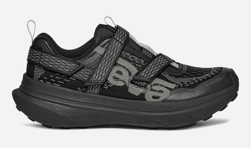 TEVA Men's Aventrail Trail Running Shoe in Black/Black, Size 9