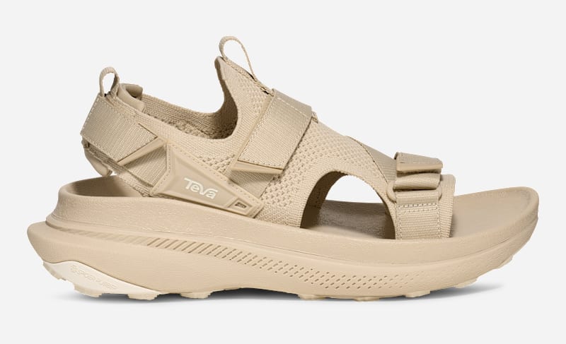 TEVA Men's Aventrail Trail Running Sandal in Oyster, Size 9.5