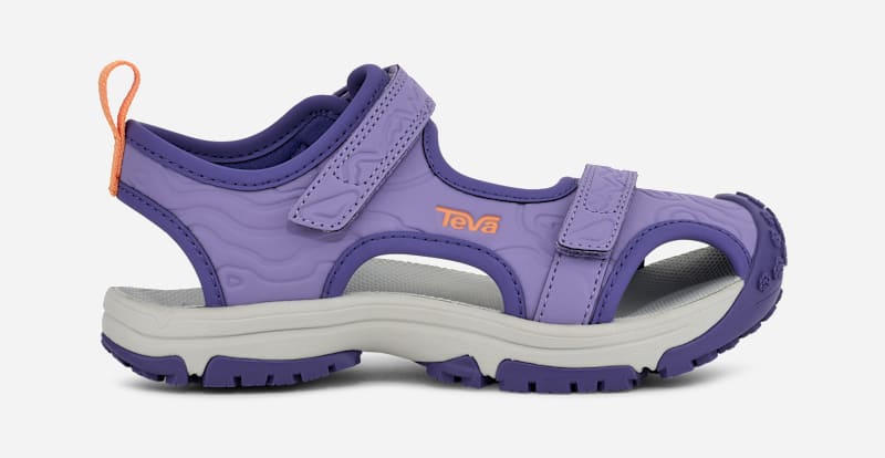 TEVA Kids' Toachi Hydratrek Water Sandal in Purple Multicolor, Size 10T