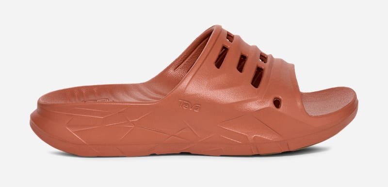 TEVA Women’s ApreTrail Slide Sandals in Terracotta, Size M 13/W 15