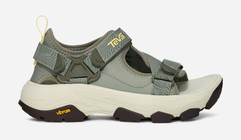 TEVA Women's Grandview Max Hiking Sandal in Seagrass, Size 7.5