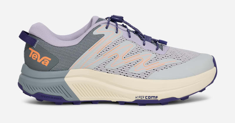 TEVA Women's Hurricane Trailsetter Trail Running Shoe in Grey Multicolor, Size 7.5