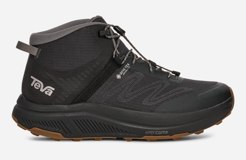 TEVA Men's Hurricane Trailsetter Mid GTX Trail Shoe in Black, Size 11