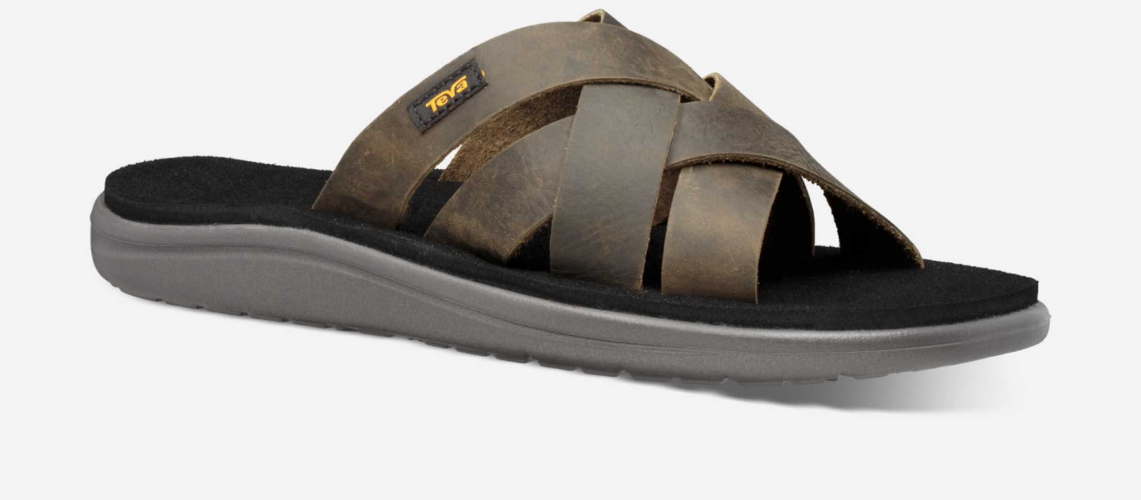 【新品未開封・送料無料】 Men's Voya Slide Leather Sandal | Teva® 靴