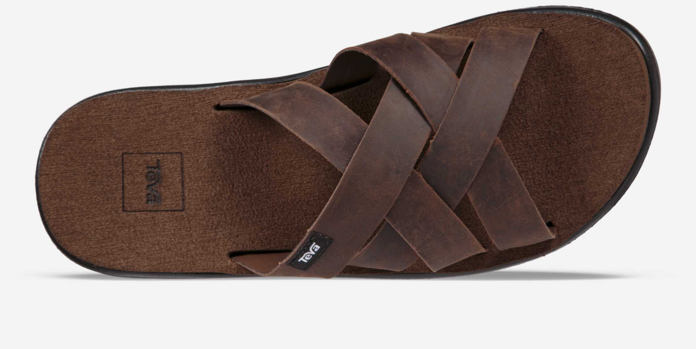 ★送料無料★テバ VOYA SLIDE 1099272-NVY NAVY Men's Voya Slide Leather Sandal | Teva®