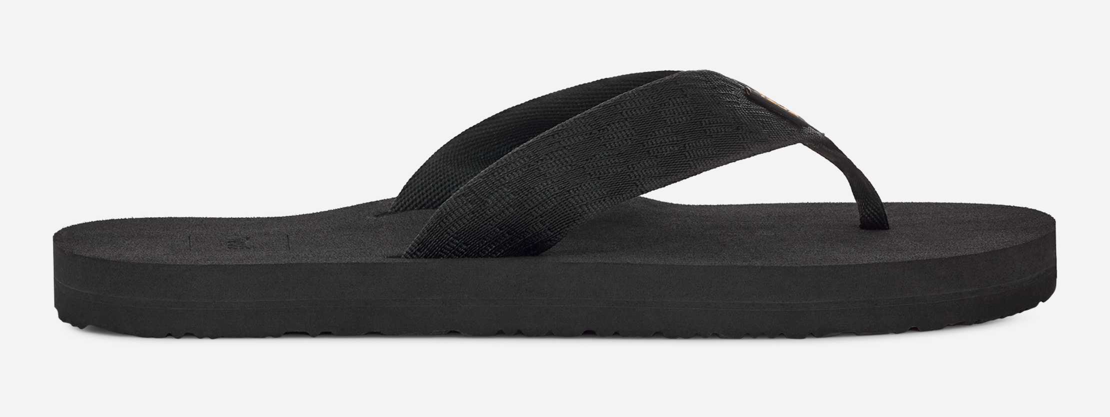 靴  SLIPPER SUEDE CROSS BLACK Men's Cross Strap Suede Black Comfort Slipper