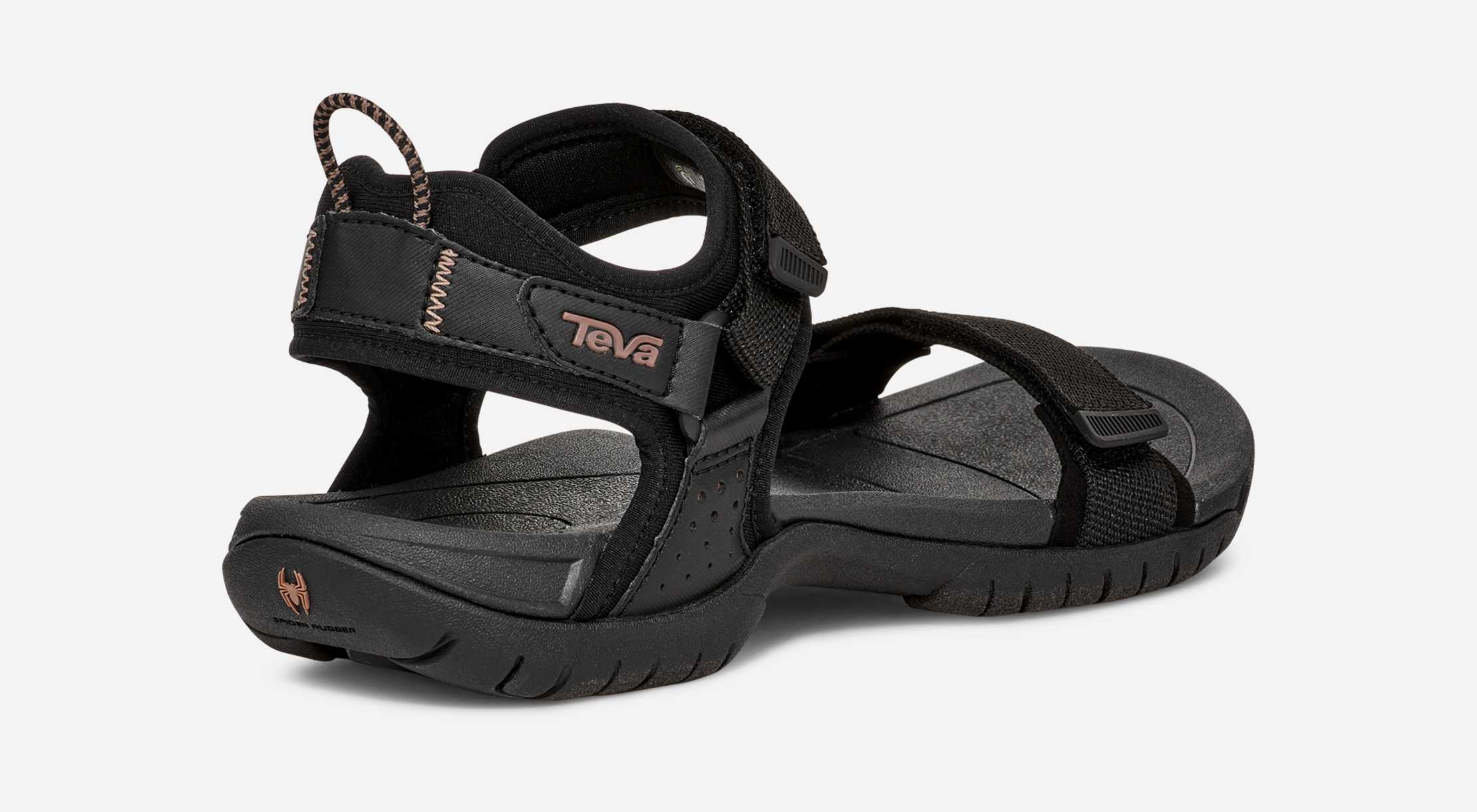 サンダル・ミュール   Women Sandals EN0EN02525 BDS BLACK Hooper Flat Sandal | Donna Karan