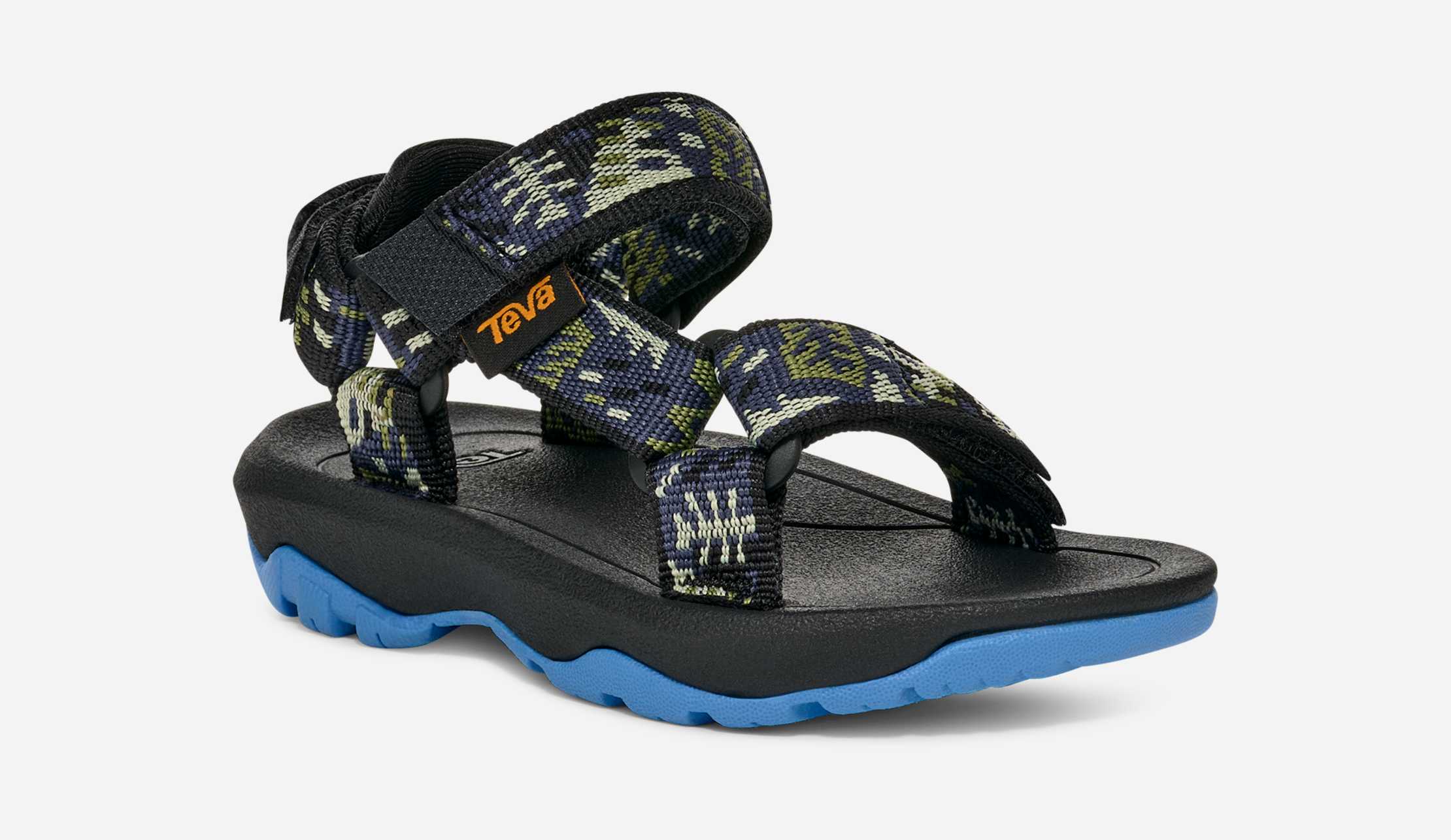 Teva Black and Blue Hurricane XLT Striped Sandals Teva Sandals Men Hurricane XLT2 in Charablu — Cabaline main image 2